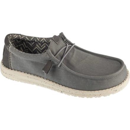 Hey Dude Wally Stretch Canvas, Mannen, Grijs, Sneakers, maat: 42
