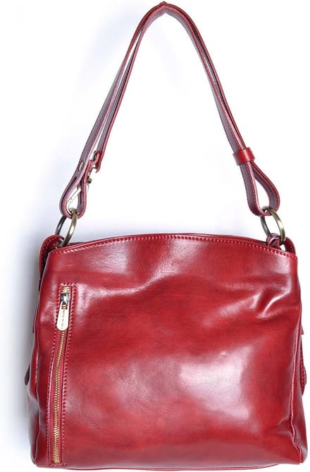 Giuliano handtas Imogen - Rood - Dames - Made in Italy