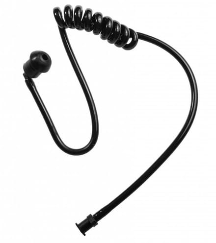 Hoornie - Zwarte Eartube voor Portofoon Headset