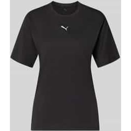 T-shirt met Labelstitching en Ronde hals