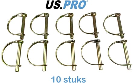 As Borgpen / Buis Borgpennen Ø 8 mm (10 stuks)