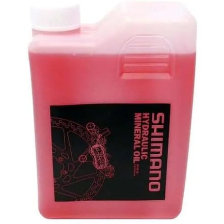 Shimano Hydraulische minerale olie voor schijfremmen - 1000 ml - Transparant/Roze