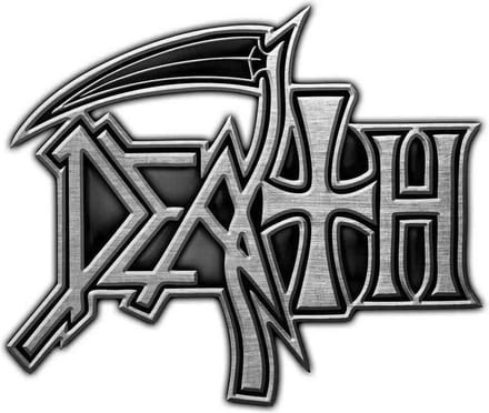 Death - Logo Pin - Zilverkleurig