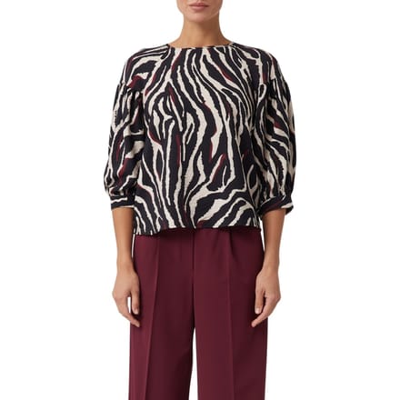 Comma Blouses Burgundy Taglia: 40 | Maglie a manica lunga Outlet | Donna | Marrone