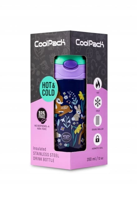 CoolPack Bidon Bono 350ml - Oh My Deer, Metal, Isolatie
