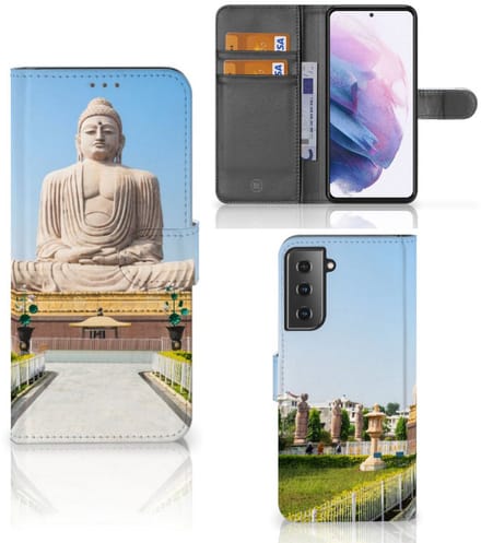 Samsung Galaxy S21 Plus Flip Cover Boeddha