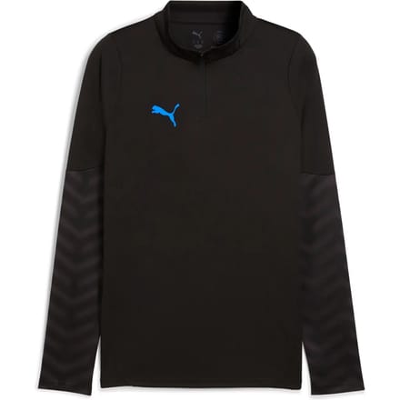 Puma Individualcup Sweatshirt Met Halve Rits Zwart M Man