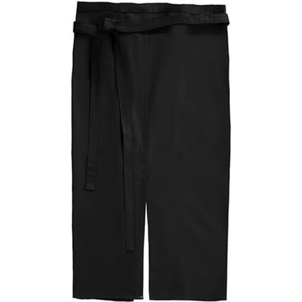 CG Workwear Milano Volledig schort met split aan de voorkant (Zwart)