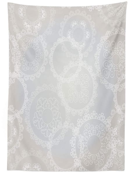 ABAKUHAUS Tafelkleed 140x170 cm – romantische kant, wasbaar