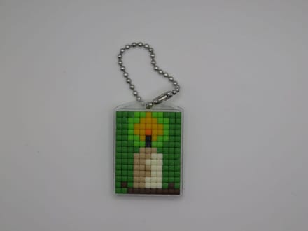 Sleutelhanger, Kaars, Kerstmis, Pixels