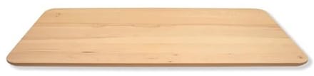 Massief Houten Bureaublad met Zwitserse Rand (120 x 60 cm)