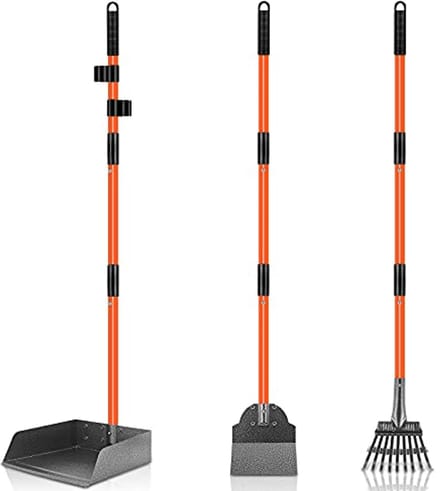 Verstelbare Poep Schepper voor Honden | 3-Pack Afval Verwijdering Set | Ideaal voor Gazons en Grind