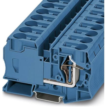 Phoenix Contact 3036181 Doorgangsserieklem 16 mm Spanveer Blauw 10 stuk(s) Piece