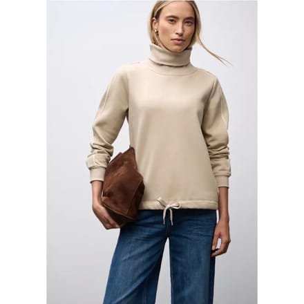 Sweater met opstaande kraag