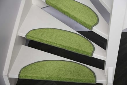 Trapmatten Twist- 15 stuks-65x20x4 cm-Groen