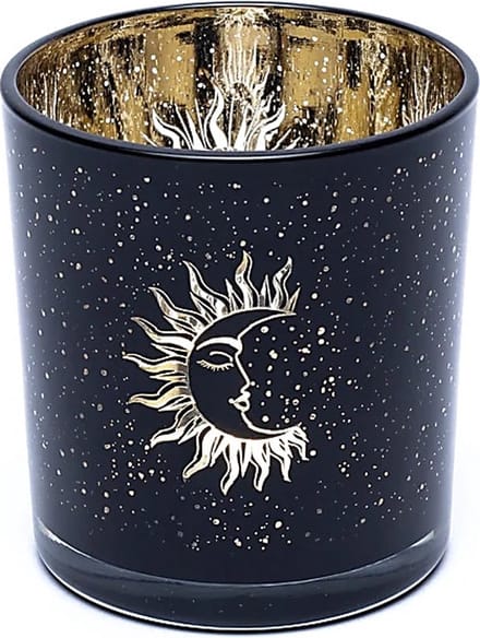 Sfeerlicht slapende maan en zon 7.3x8cm