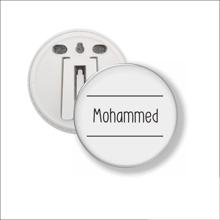 Button Met Clip 58 MM - Mohammed