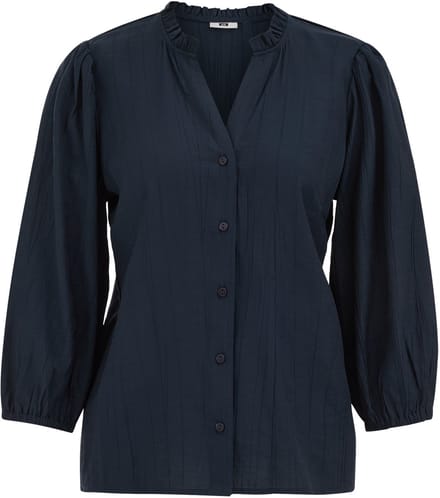 WE Fashion Dames blouse met structuur