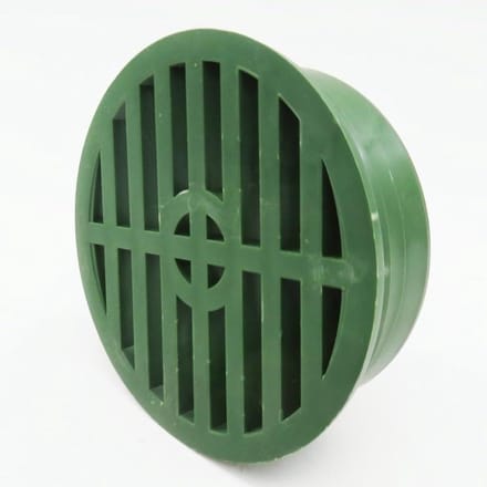 Gazon Afvoerrooster - Tuin Drainage Cover - Efficiënte Waterafvoer - Hoge Sterkte PVC Constructie - 10.5 cm - Groen