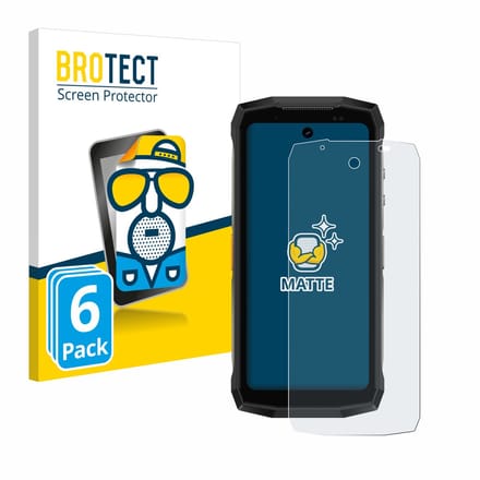 BROTECT - Screenprotector voor Ulefone Armor Mini 20 Pro - Folie Beschermfolie matte 6 Stuks