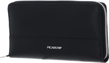PICARD Portemonnee Superstar 1 Zip around Wallet Black Zwart
