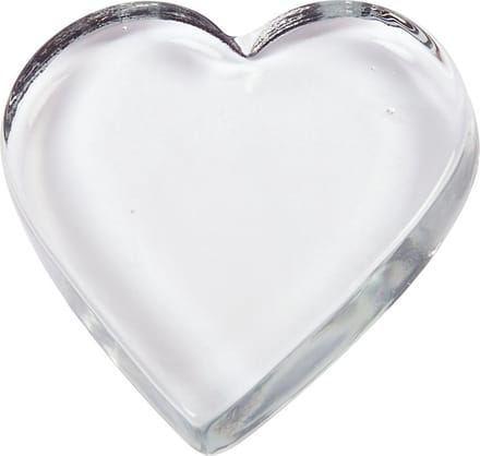 Hart, afm 10x9 cm, dikte 15 mm, 1 stuk