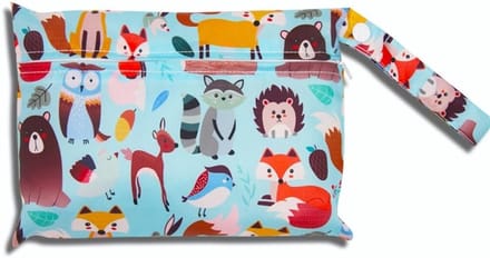 Kleurrijke Mini Luiertas, Waterdichte Tas voor Babyspullen, Organizer voor Zwemmen en Reizen, 22x15cm