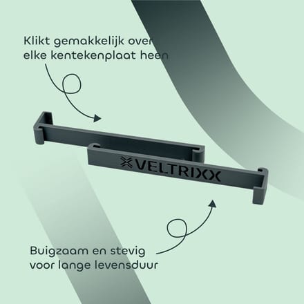 Veltrixx Showplaat Clips | Zwart