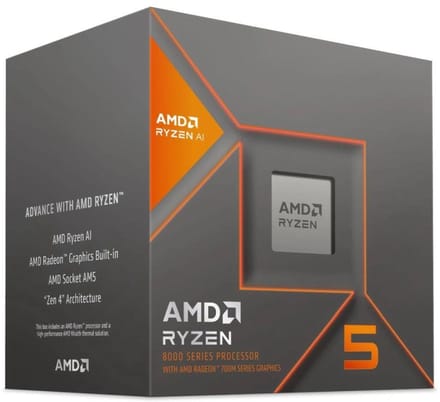 AMD Ryzen 5 8600G Wraith Stealth CPU - 6 kernen - 4.35 GHz - AMD AM5 - AMD Boxed (met koeler)