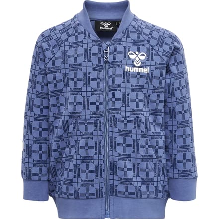 Geribbelde cardigan met rits voor babyjongen Hummel Tommy