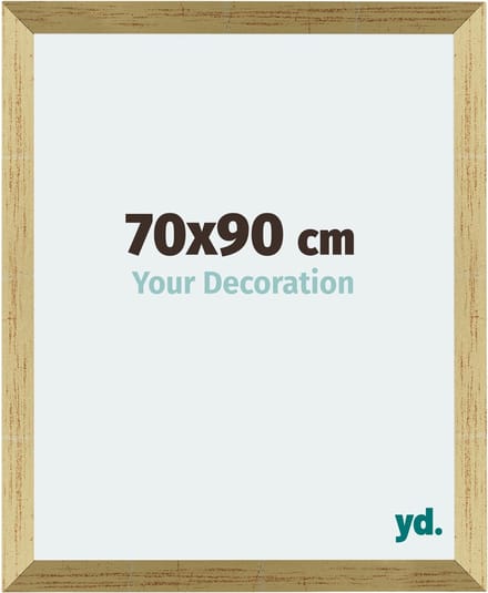 Your Decoration - Fotolijst 70x90 cm - MDF - Goud Glans - Mura