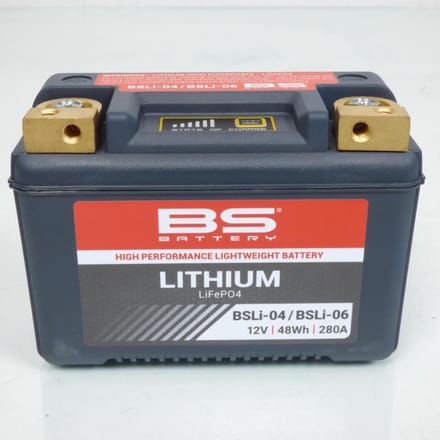 Batterie Lithium BS Battery pour Moto Honda 600 CBR RR PC37 2003 à 2016 Neuf
