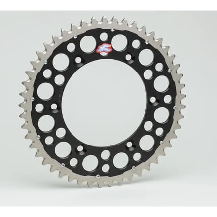 Anti-mud bi-component motor crown Renthal Suzuki DR 350 520