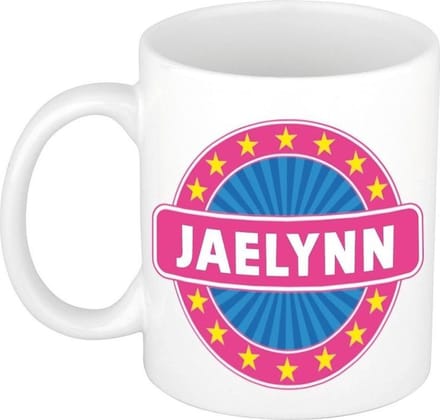 Jaelynn naam koffie mok / beker 300 ml  - namen mokken