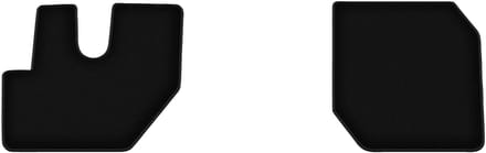 Wielganizator WLG-BASIC Serie - Autovloermatten - Voor Renault - Zwart - Basisbescherming