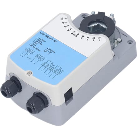 Elektrische Demperactuator Hoek Verstelbaar Elektrische Klepactuator voor Water Wind Systeem AC230V