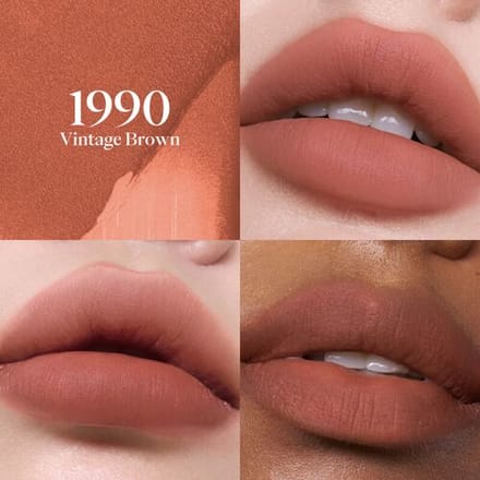 Joocyee fluwelen rouge 1990 vintage bruin