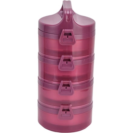 Thermische Roestvrijstalen Lunchbox Draagbare Outdoor Bento Lekdichte Voedselcontainer rood