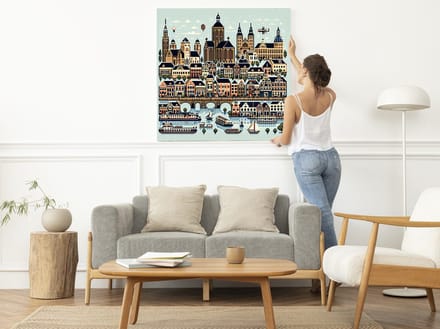 Kunstprint | Wanddecoratie | Dibond | 30 × 30 cm