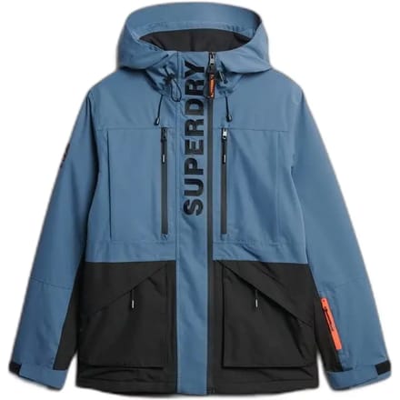 Superdry Ultimate Freestyle Ski-jack Blue Grootte: L