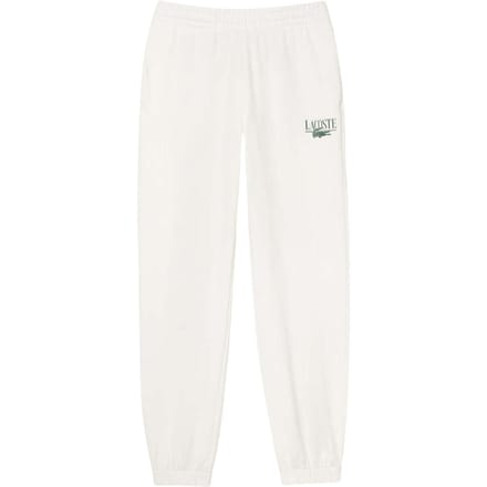 Lacoste Dames/Dames Sweatbroek Met Geborduurd Logo (Crème)