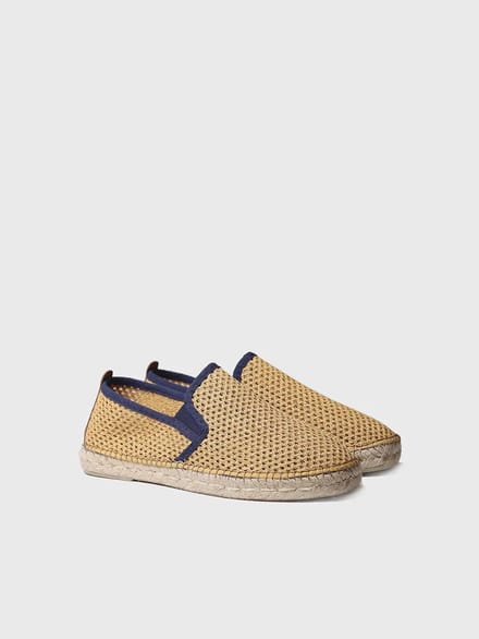 Espadrille voor heren met geperforeerde stof | DIDAC