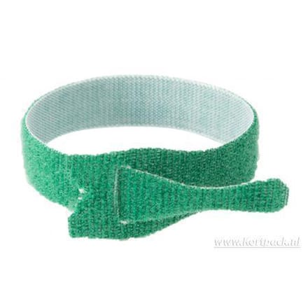 Velcro - One-wrap Strap - Klittenband 20mm x 200mm - 25 stuks - Stevig klittenband op rol - (098.0606)