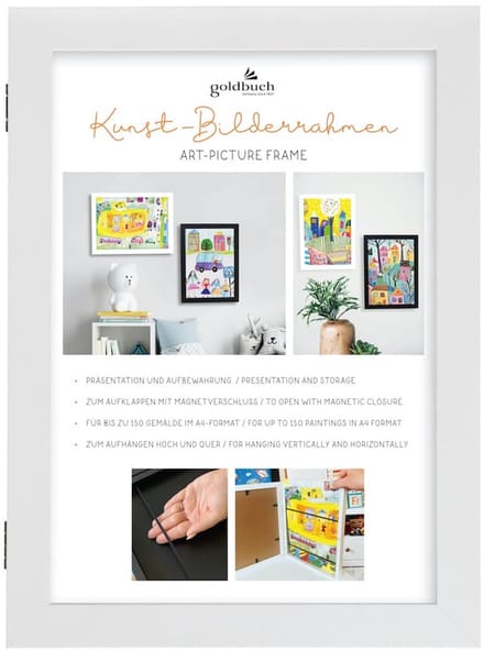Goldbuch - Kunst fotolijst A4 – Wit - Hout met magnetische sluiting