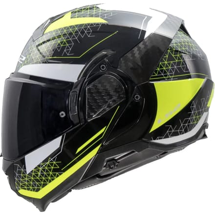 LS2 FF910 Advant II Astral H-V Geel Systeemhelm - Helm