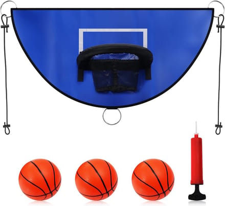 Trampoline Basketbalring Set voor Dunken - Inclusief Net en Ballen