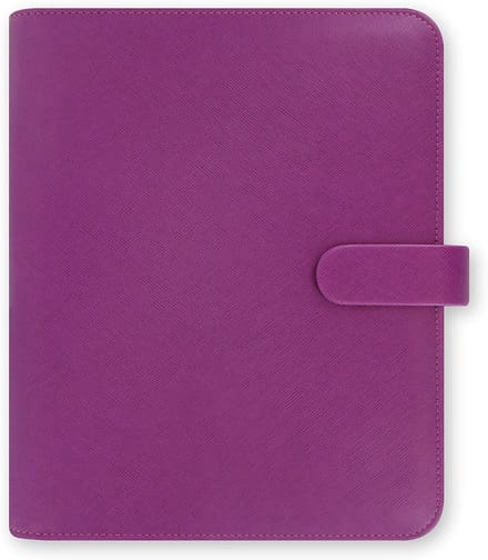 Agenda Organizer - Planning Map - Dagelijkse Planning - Verborgen Drukknoopsluiting - A5 Formaat - Framboos