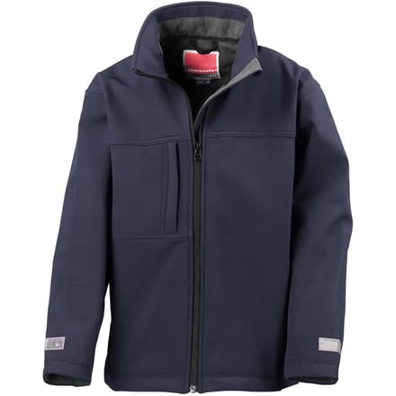 Kinder softshell jas Result Classic
