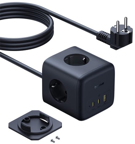 Baseus 67W GaN Snelle Oplader Stekkerdoos 3AC 3680W Outlet USB-C Snel Opladen Desktop Station Voor Laptop iPhone Samsung Xiaomi