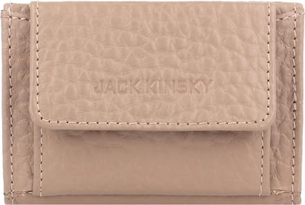 Jack Kinsky Albany Portemonnee RFID Leer 9,5 cm - Dames - Horizontaal - taupe